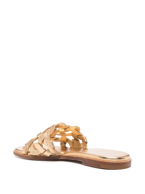 Gold-tone sandal GIANVITO ROSSI | G1597005CUONSWMEKO